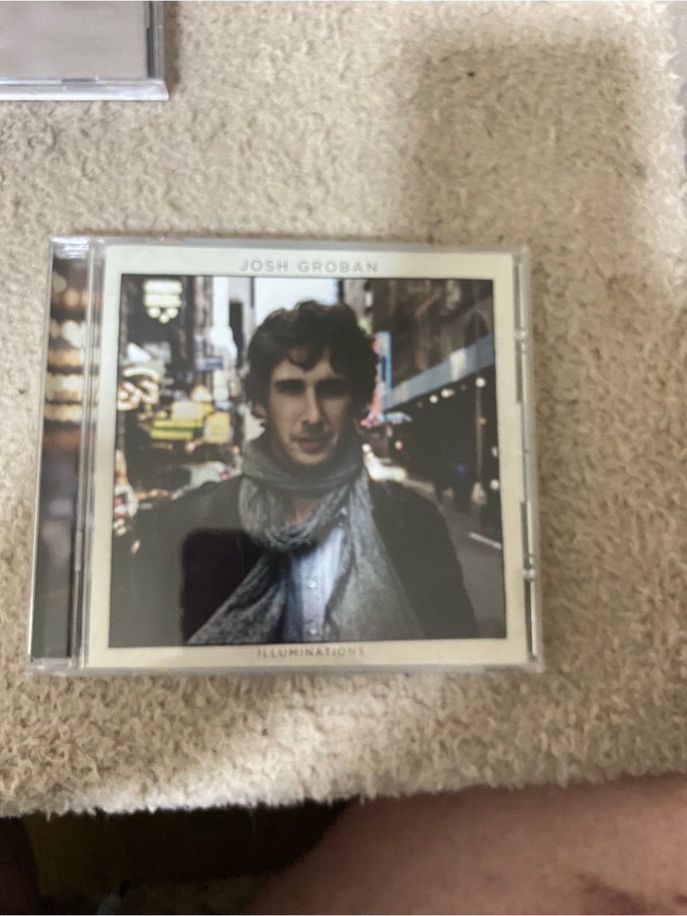 Josh Groban "Illuminations" CD - Gray Scarf Cover